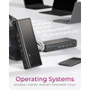 Icy box ib-dk7401-cu31 Docking station 17 in 1 (nero)