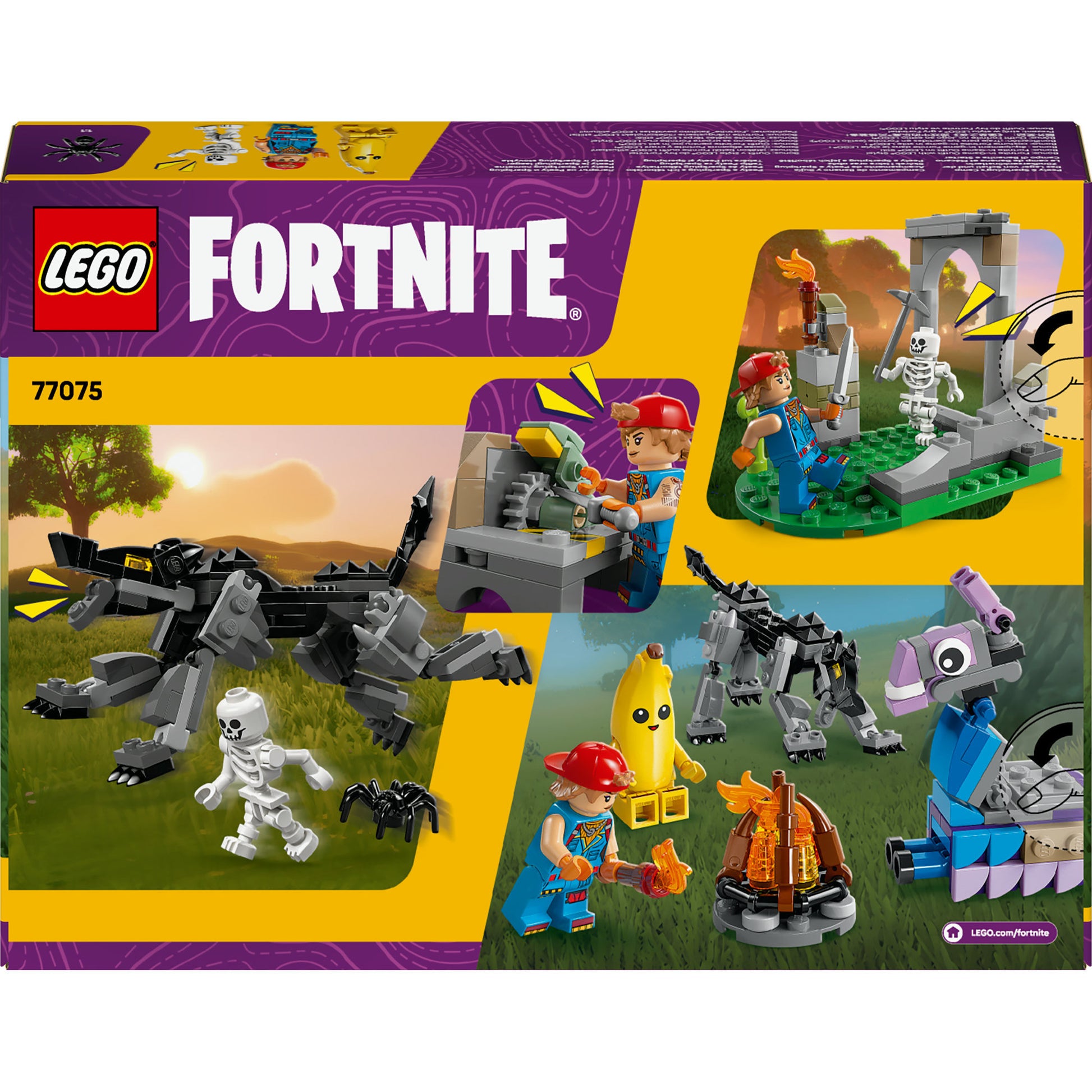 Lego 77075 Fortnite Peely e Sparkplugs Camp