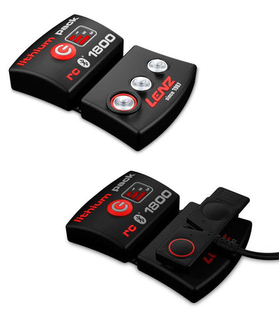 Lenz pacco litio rcb 1800 - set di batterie per calze e gilet bendaggio 1.0