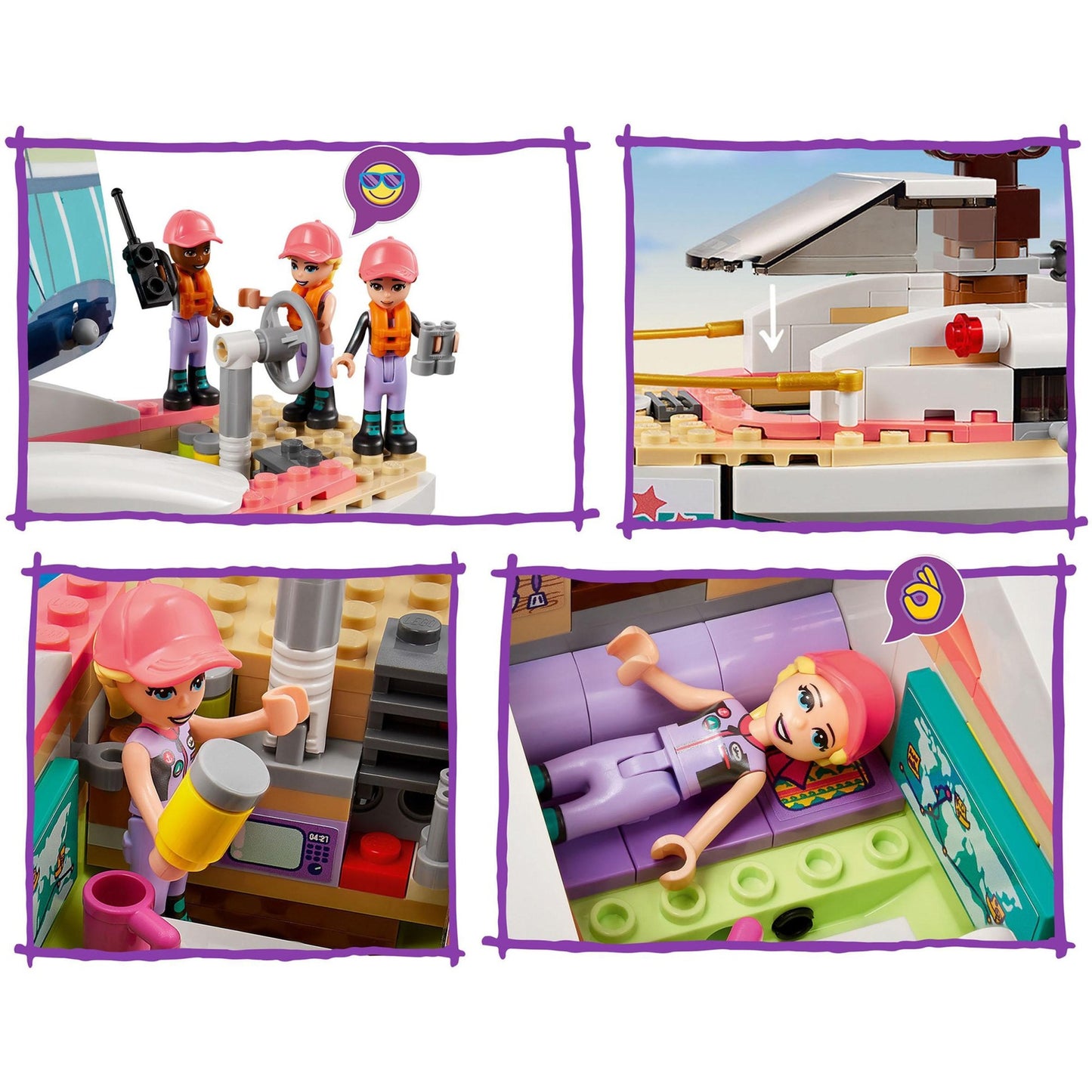 Lego friends - juguete de construcción stephanies navegando aventura (41716)
