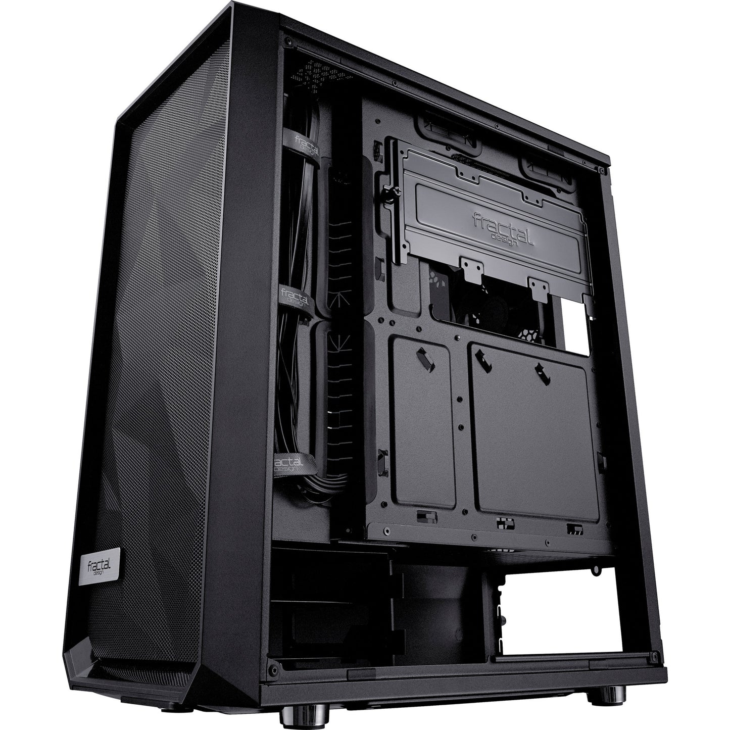 Design frattale Meshify C vetro temperato scuro