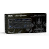 Teclado mecánico 8bitdo retro 87 - mecha break, teclado para juegos (negro azul, diseño estadounidense, kailh box jellyfish pro polish, tkl, teclas abs, hot-swap, bluetooth le 5.0, inalámbrico 2.4ghz, usb)