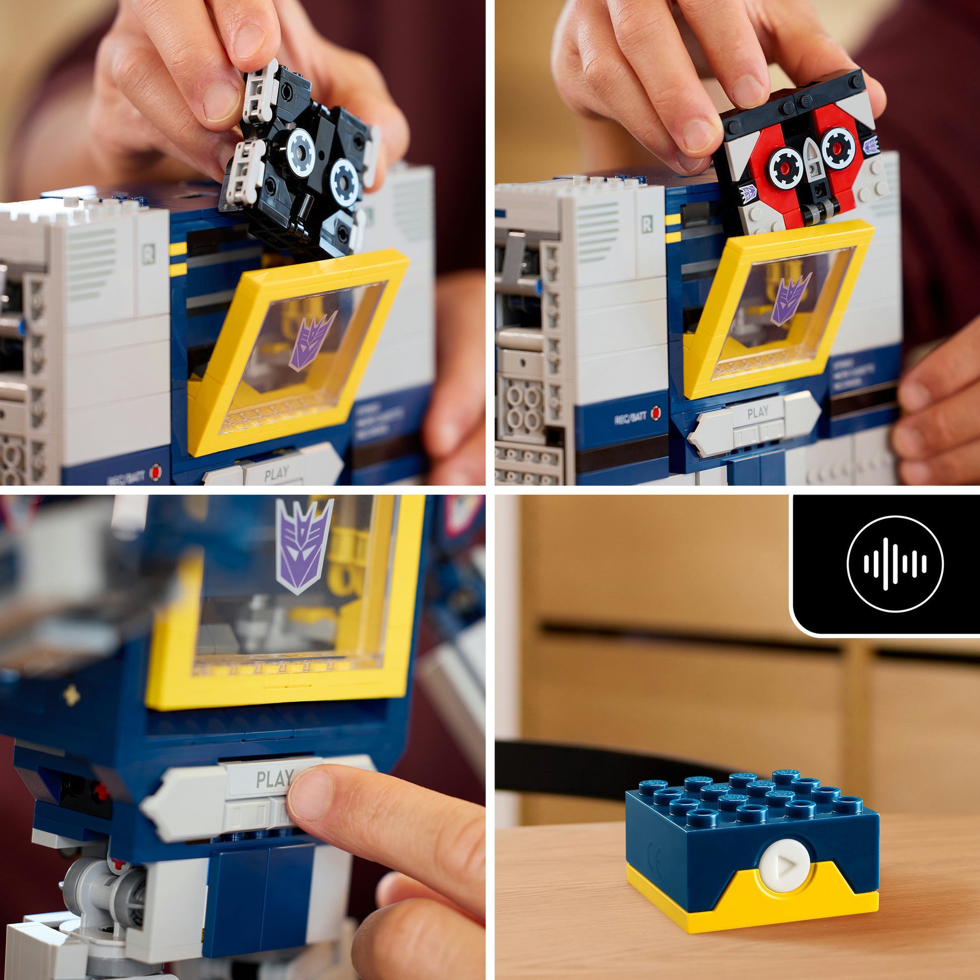Lego icons 10358 transformers soundwave