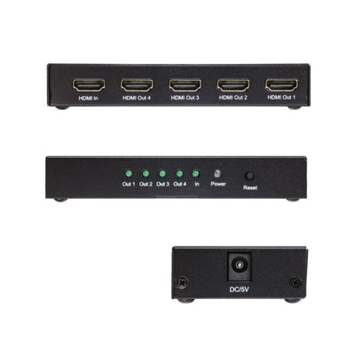 Club 3d hdmi splitter 1x > 4x hdmi 4k 120hz (zwart)