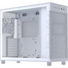 Asus prime ap303 - tempered glass panel midi tower behuizing (wit | 2x usb-a | 1x usb-c | tempered glass)