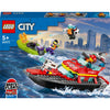Lego city reddingsboot brand speelgoed voor kinderen - 60373