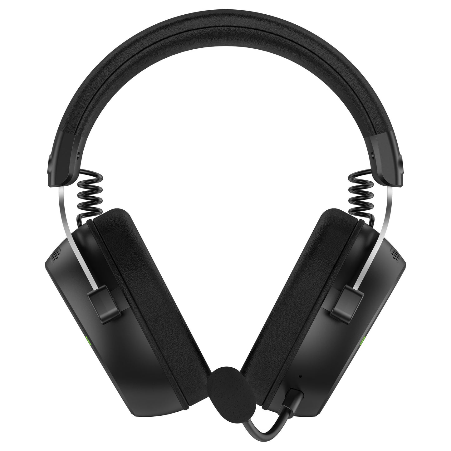 Auriculares supraaurales inalámbricos para juegos Hator Hypergang 3 (negro, RGB, Bluetooth USB de 2,4 GHz)