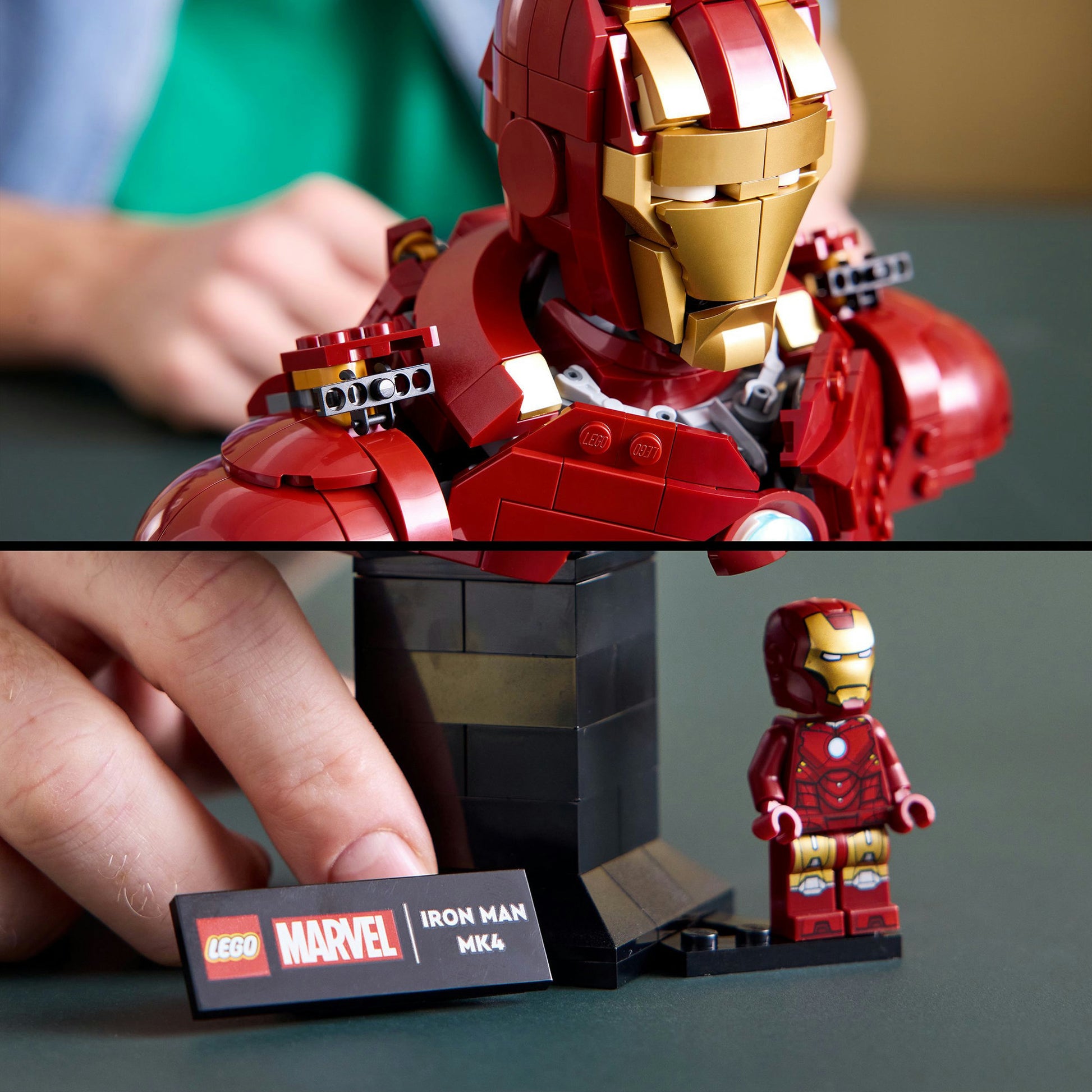 Lego marvel iron man mk4 buste - 76327