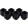 Alphacool eiszapfen 16 raccordo a compressione da 10 mm (nero, 6 pezzi)