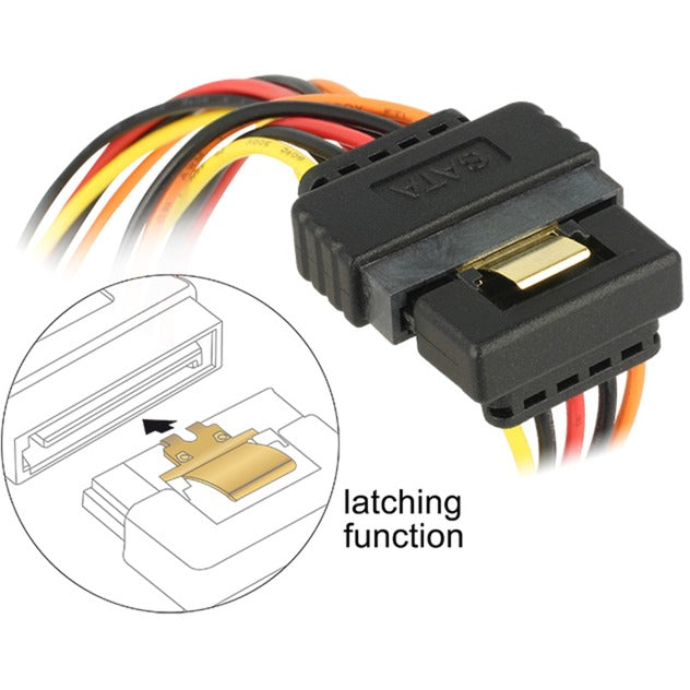 Delock SATA 15 pin> 2 x potencia de 15 pines SATA