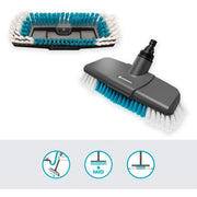 Gardena cleansystem steelborstel hard wasborstel (grijs turquoise, 18816-20, werkbreedte 27cm) - afbeelding 2