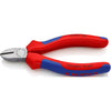 Knipex zijsnijtang 70 02 125 kniptang (rood blauw)
