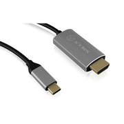 Icy box ib-cb020-c - usb-c (male) > hdmi (male) kabel (zwart, 1,8 meter) - afbeelding 3