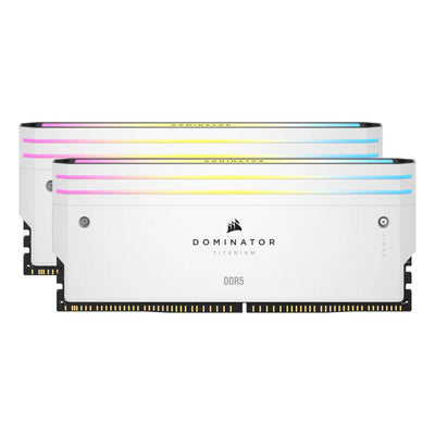 Corsair dominator titanio ddr5 kit de mejora de iluminación iluminación led (blanco, cmmplekit2w)