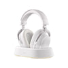 Mchose v9 turbo+ cuffie da gioco over-ear wireless magnetiche (bianco argento, nintendo switch, playstation 4, playstation 5, cellulare, pc, usb bluetooth 2.4g)