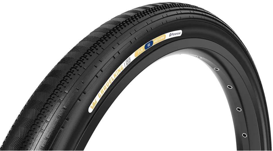 Cubierta plegable Panaracer Gravel King semi-slick TLR