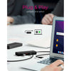 Icy box ib-hub1436-cpd usb-hub (zwart, 2x usb-a, 2x usb-c)