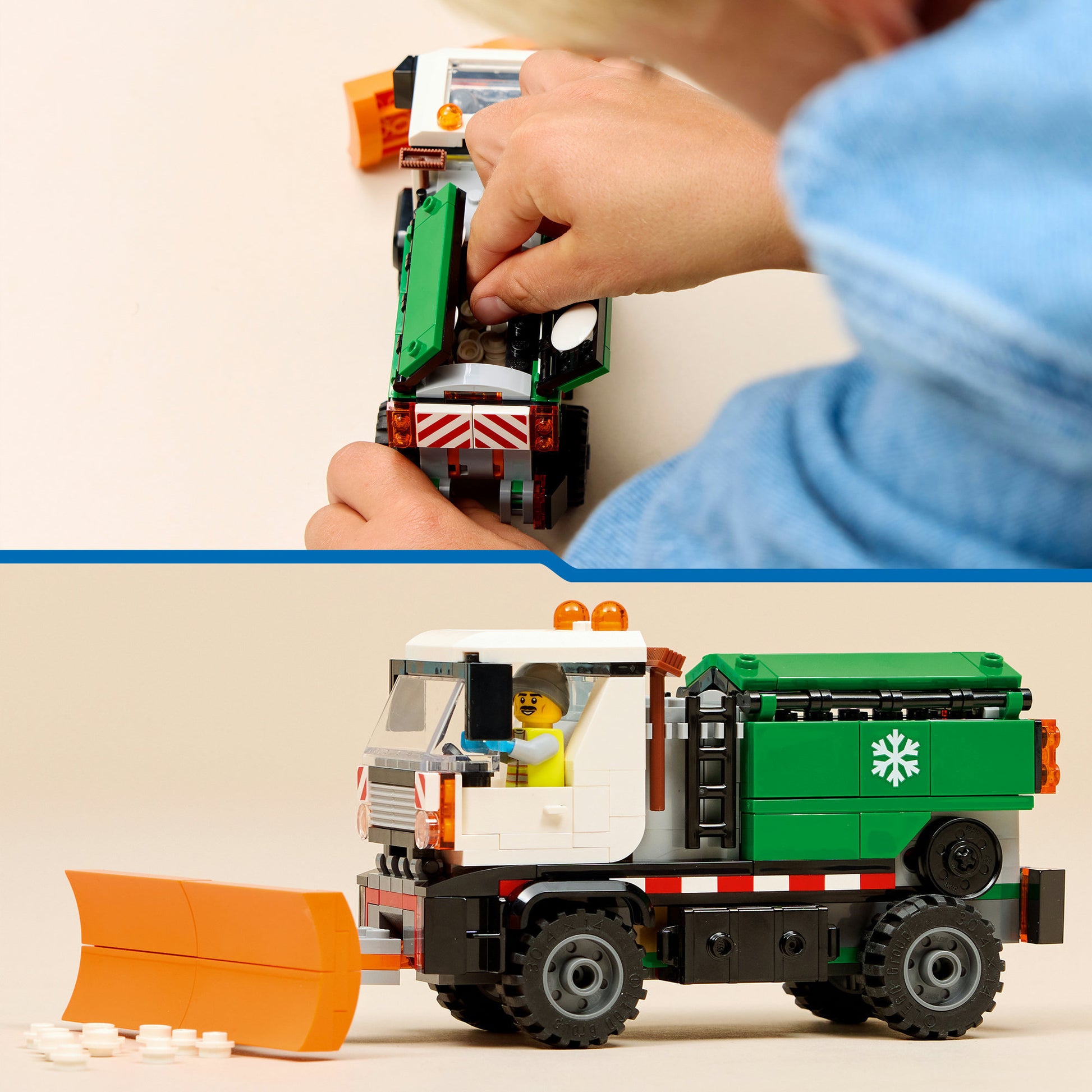 Lego city grandes vehículos 60490 quitanieves