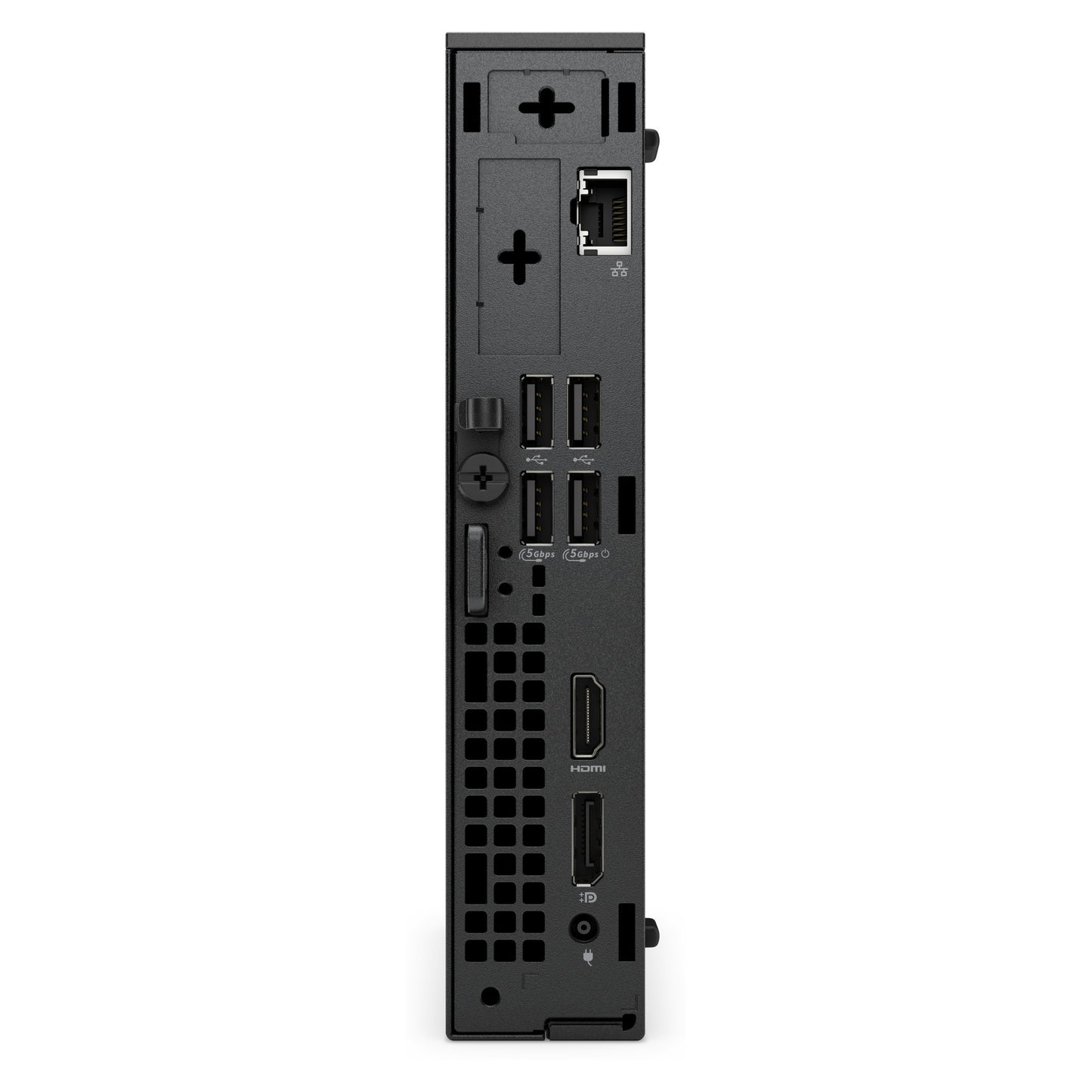 Sistema de PC Dell Pro QCM1250 (negro | Core i3-14100t | Gráficos UHD 730 | 8 GB | SSD de 512 GB)