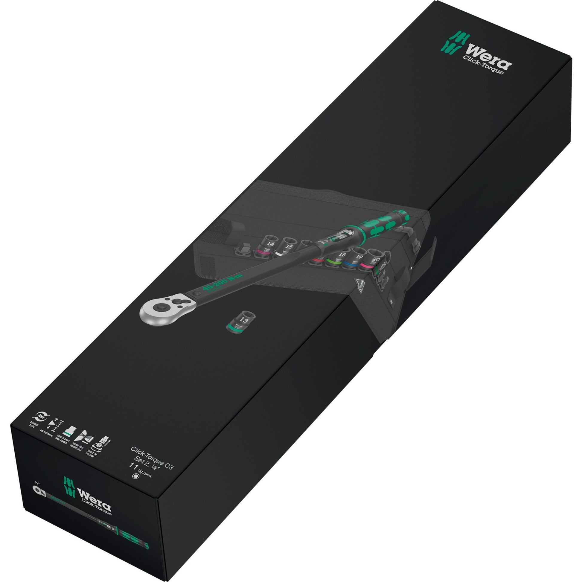 Wera Click-Torque C 3 Set 2, 1 2