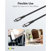 Charger SNELL USB-C Goobay Nano (65 W) e cavo tessile USB-C - afbeelding 10