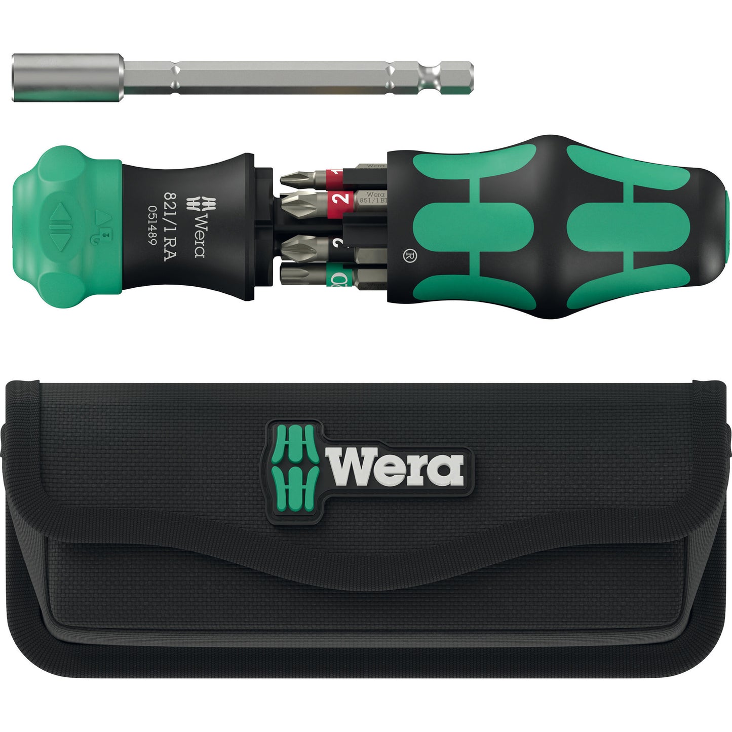 Wera Kraftform kompakt 28 ra con borsa, set di punte da 6 pezzi
