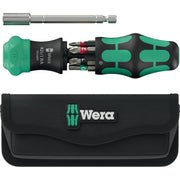 Wera kraftform kompakt 28 ra met etui, 6‑delig bitset (zwart groen) - afbeelding 1