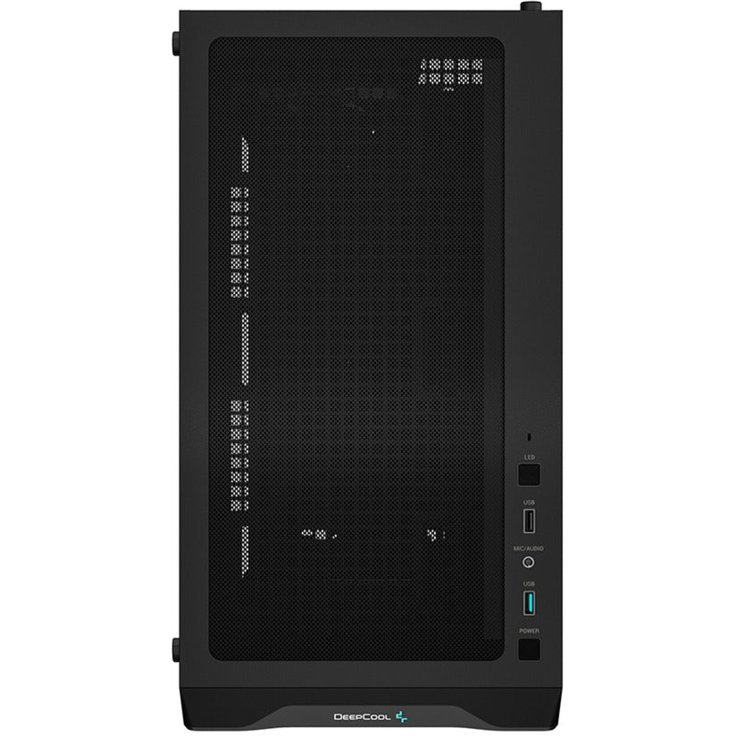 Deepcool cc360 argb mini tower behuizing (zwart | 2x usb-a | rgb | window)