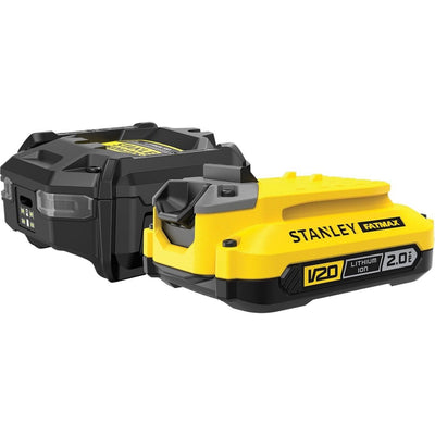 Stanley Fatmax 18V Startset 1x 2.0AH Batería + Cargador V20