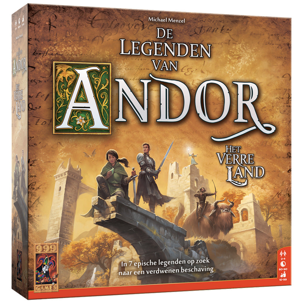 999games 999 giochi le leggende di andor: il gioco da tavolo della terra lontana (olandese, 2 - 4 giocatori, 60 - 90 minuti, da 10 anni)