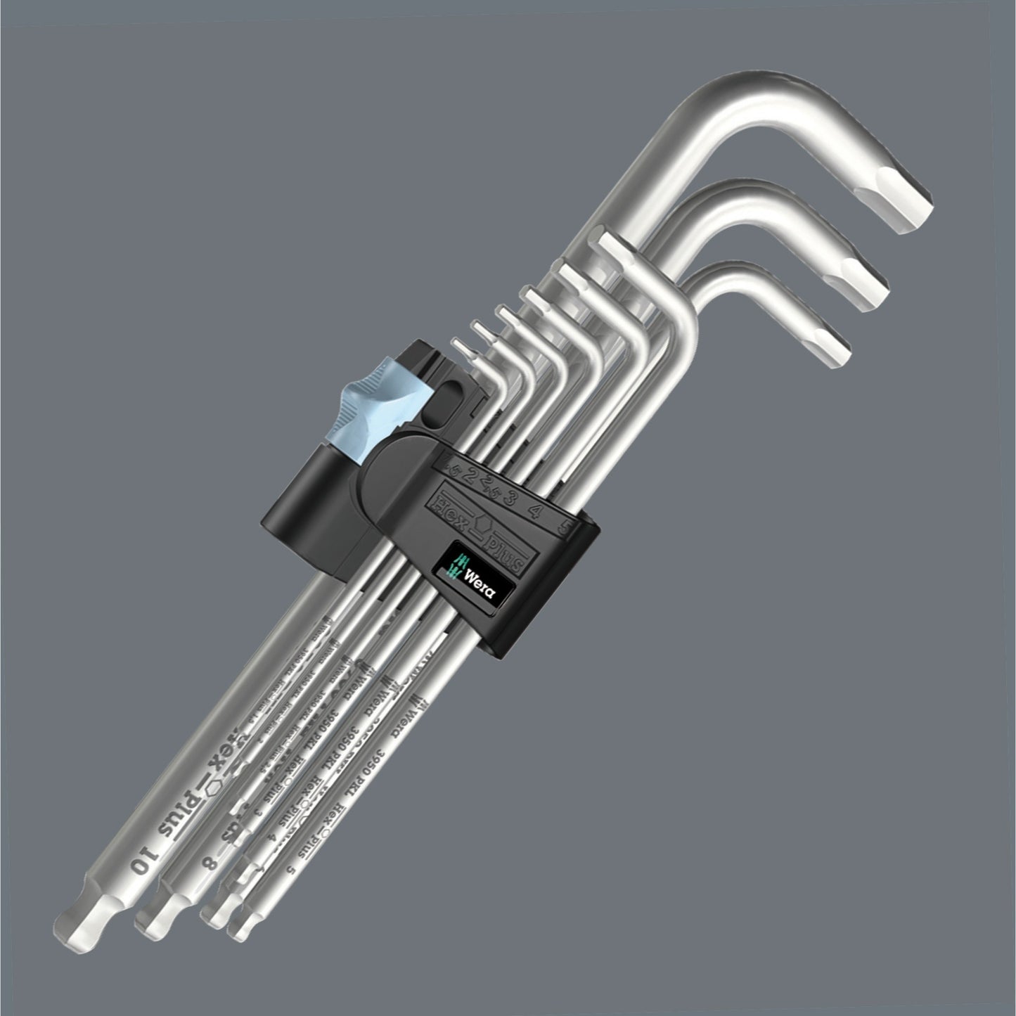 Wera Zuuss Set 3950 9 HEX-plus inossidabile 1
