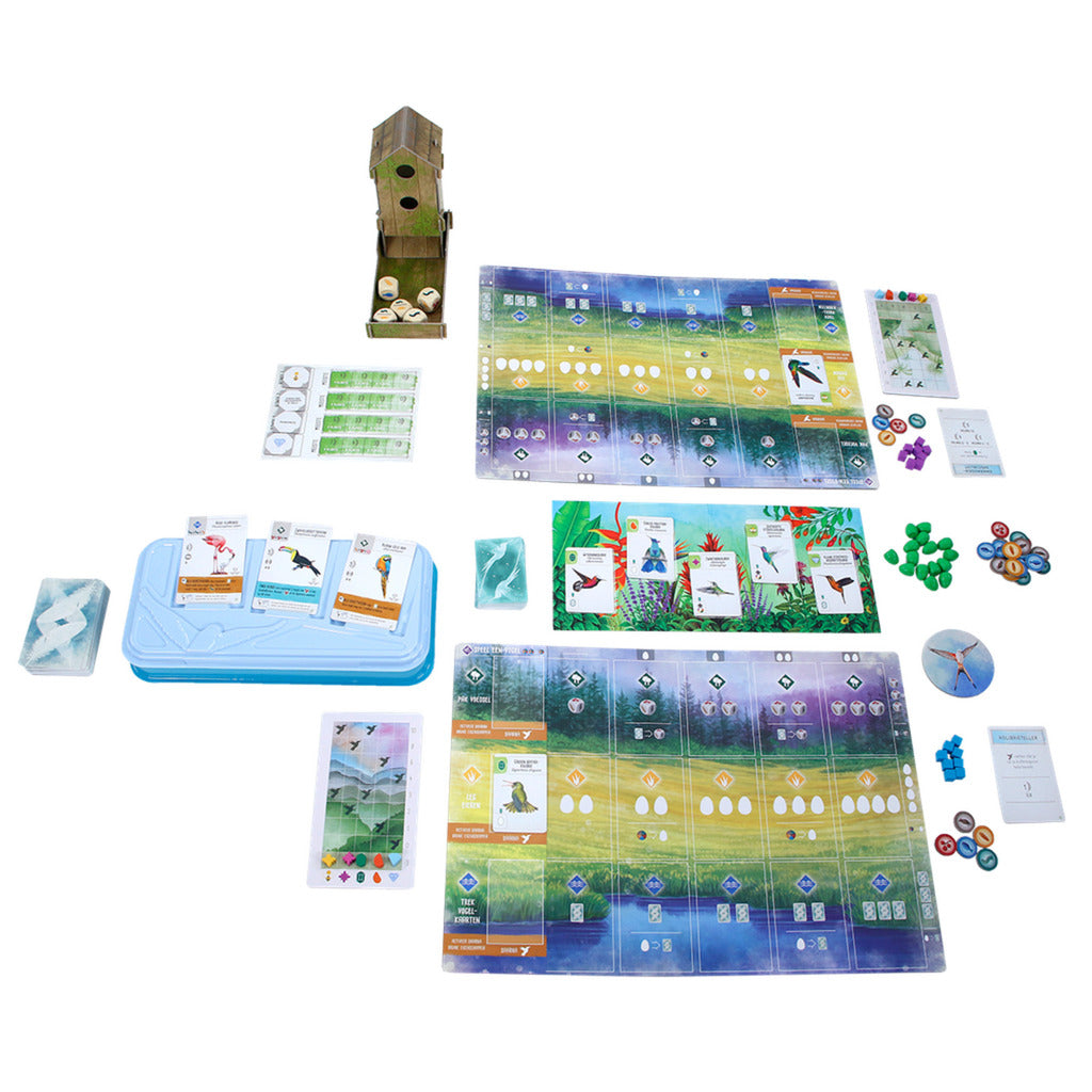 999games 999 giochi Wingspan: gioco da tavolo centro e sud america (espansione, olandese, 1 - 5 giocatori, 40 - 70 minuti, da 10 anni)