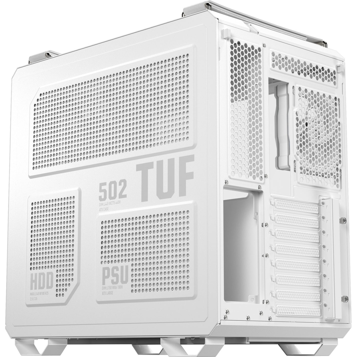Custodia midi tower Asus tuf gaming gt502 Horizon Argb (bianco | 3x USB-A | 1x USB-C | vetro temperato)