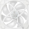 Silverstone vista 140 argb case fan (wit, 140 x 140 x 25 mm, pwm)