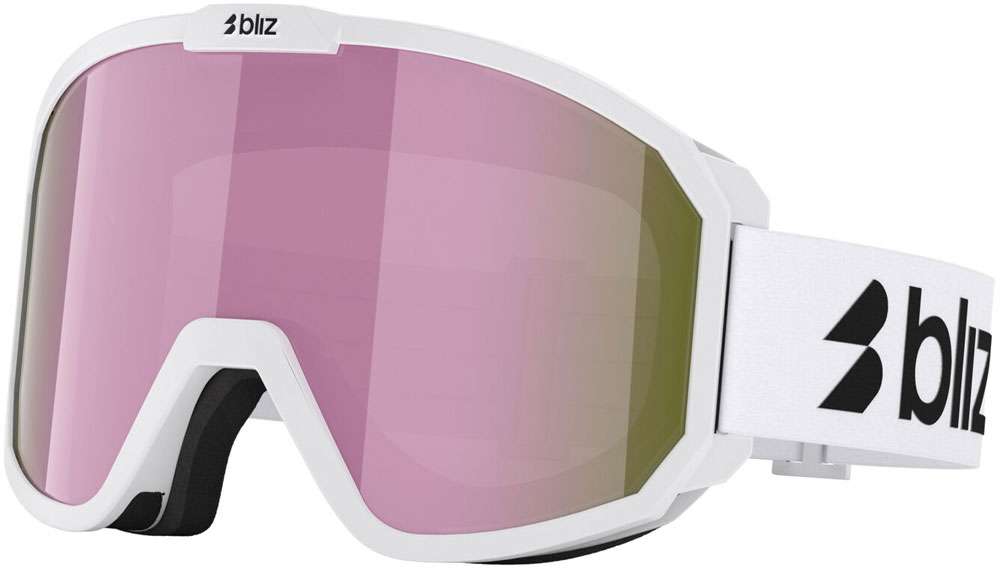 Maschera da sci multiuso Bliz rave brown w rosa