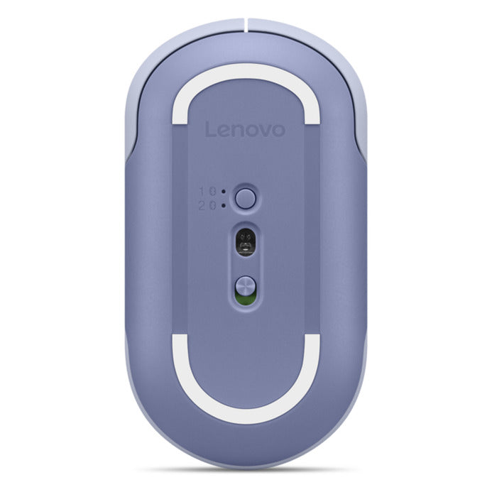 Mouse Bluetooth silenzioso Lenovo 350 (lilla, 2400 dpi, Bluetooth® 5.3)