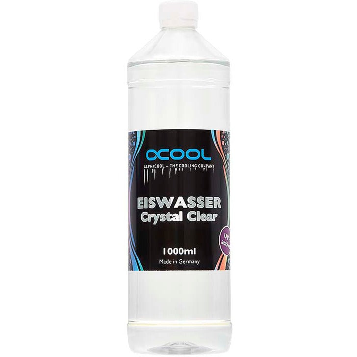 Alphacool eiswasser crystal clear UV-active coolant (transparent, 1000ml)