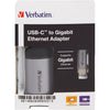 Adattatore Verbatim USB 3.2 Gen 1, USB-C> RJ-45