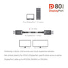 Club 3D DisplayPort 2.1 Bidireccional VESA DP80 certificado