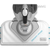 Black+decker bhsm168d 1600w steam-mop met deltavoet en 8 accessoires stoomreiniger (zilver wit)