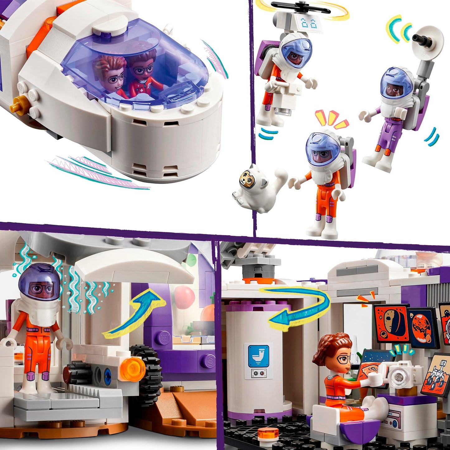 LEGO LEGO Friends 42605 Base spaziale su Marte e Rocket