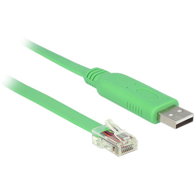Delock USB-A 2.0 Maschio> 1x seriale RS-232 RJ45 maschio