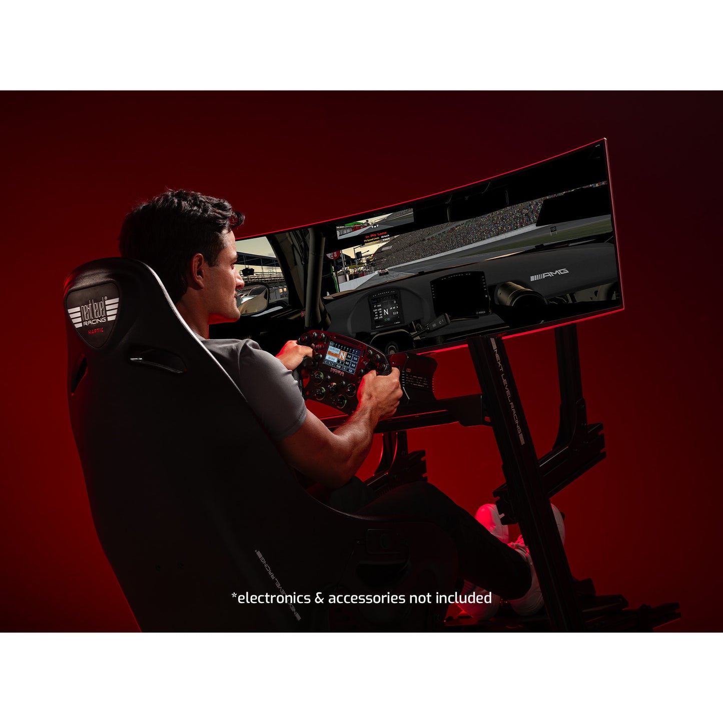 Next level racing es1 feedback tattile sim sedia da corsa sedia da corsa (nera)