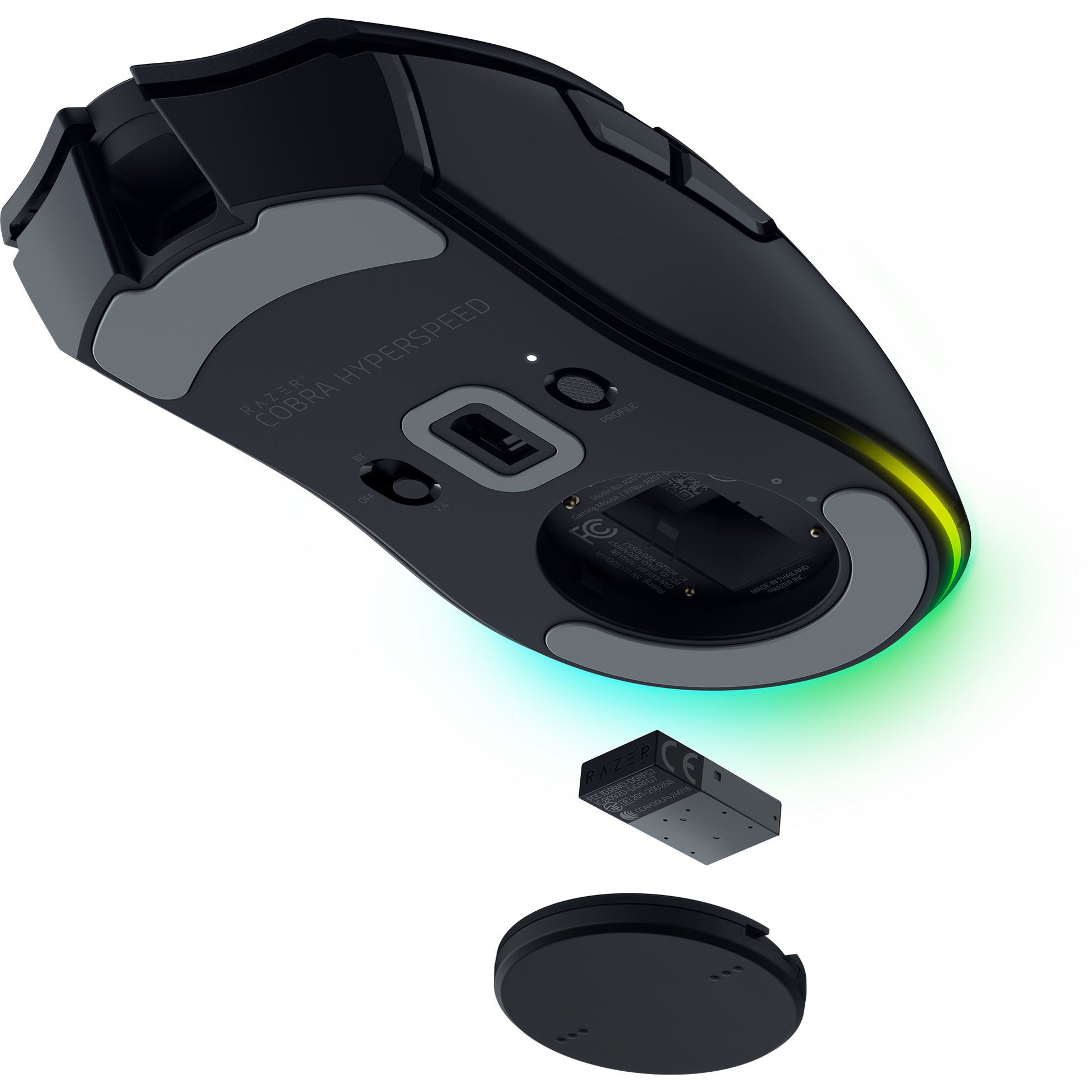 Mouse da gioco Razer cobra hyperspeed (nero, 26.000 dpi, RGB, USB Bluetooth da 2,4 GHz)