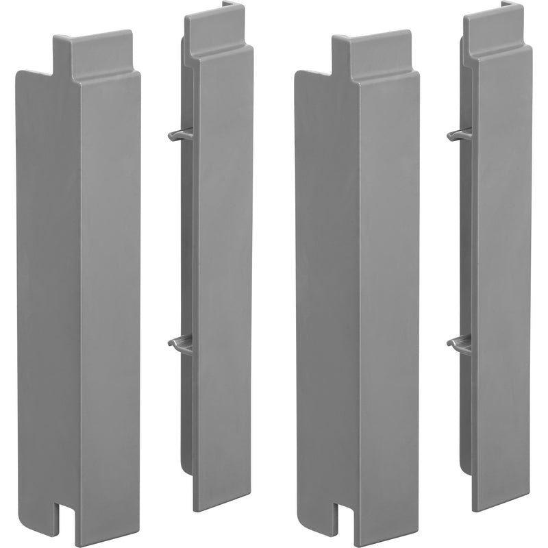 Tapa del extremo de pared de la pista Stanley, 4 piezas
