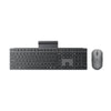 Conjunto de escritorio combinado inalámbrico multidispositivo moderno Lenovo 700 (gris, diseño estadounidense (Qwerty), 100%, 4000 ppp, 2,4 GHz, BT 5.3, USB-A)