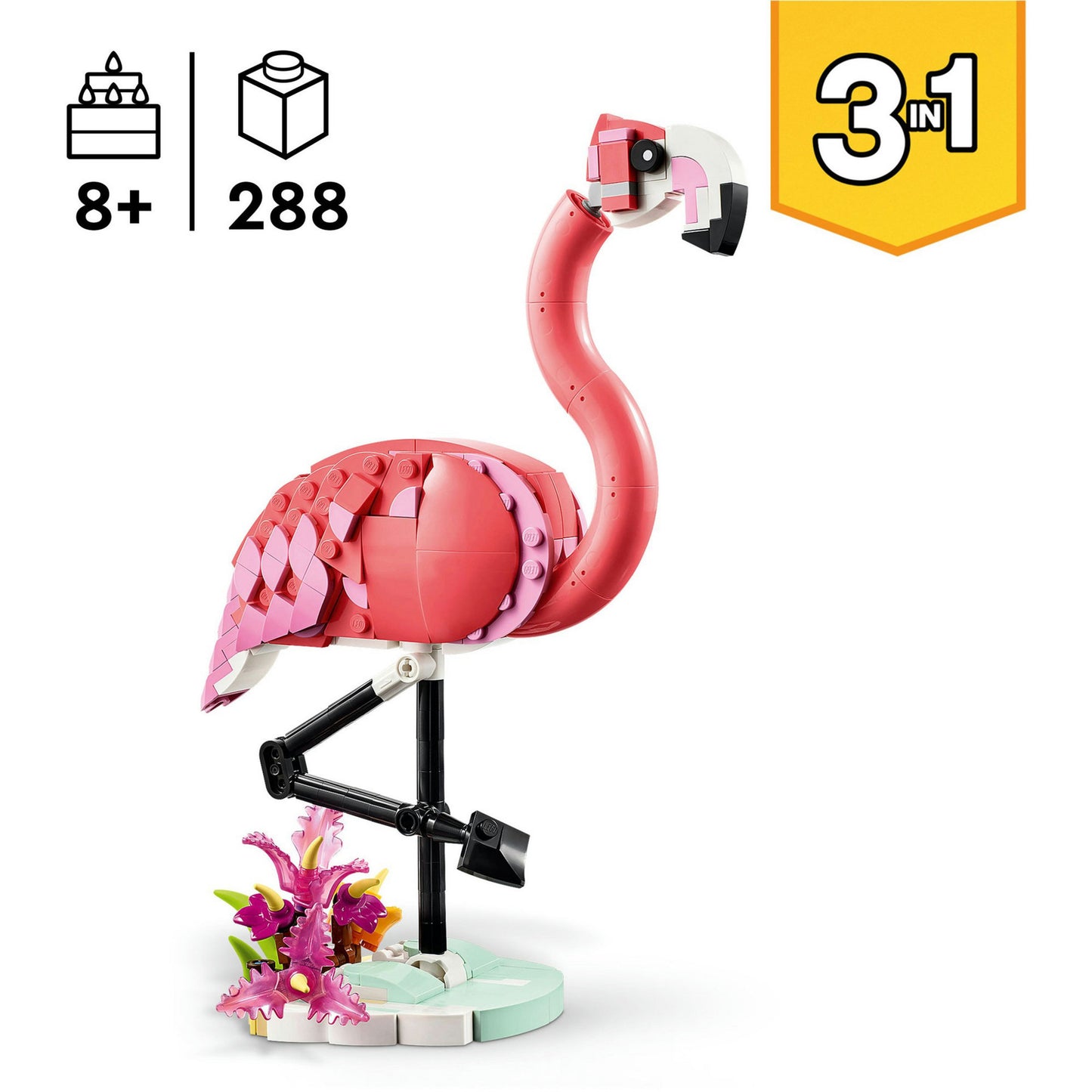 LEGO Creador 31170 Animales salvajes Flamingo rosa