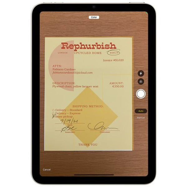 Apple iPad Air (mm9p3nf a) tablet reacondicionado de 10,9 mm (wit | ipados 15 | apple m1 | 256 GB | wi-fi 6)