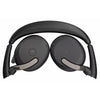 Jabra evolve2 65 flex duo, auricolare on-ear ms (nero, stereo, USB-C, link380c, microsoft team)