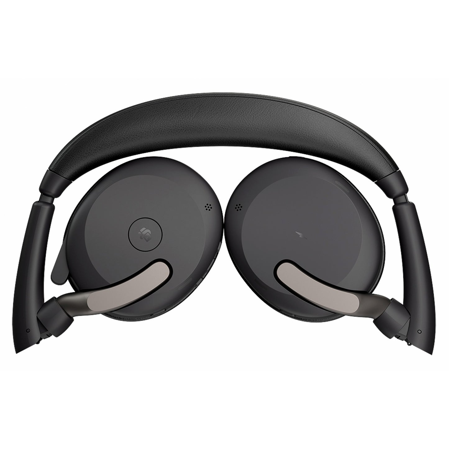 Jabra evolve2 65 flex duo, auricolare on-ear ms (nero, stereo, USB-C, link380c, microsoft team)